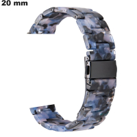 Armband Bunt für Uhr aus Resin 20 mm: Versand 24h