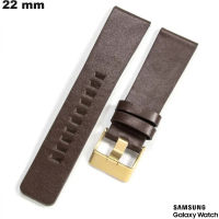 Bracciale 22 mm Marrone Pelle Vera Samsung | Spedizione Veloce