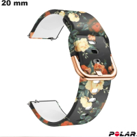 Acquistare Bracciale per orologio connesso Fiori Polar 20 mm Silicone