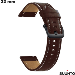 Bracelet Marron Suunto Cuir véritable 22 mm
