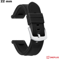 Bracciale in caucciù per orologio 22mm OnePlus Nero | Spedizione in 24h