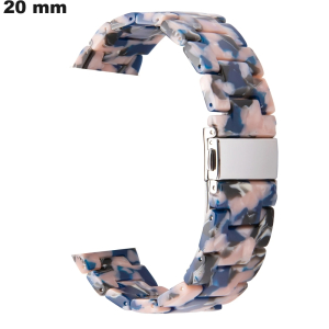 Pulsera de reloj Resina Rosa 20mm | Envío gratuito