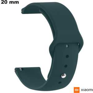 Armbanden horloge 20mm Silicone Groen Xiaomi ● Verzendkosten 3,99€
