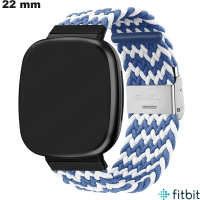 Acquistare Bracciale 22 mm Blu moderno FitBit Tessuto da orologio
