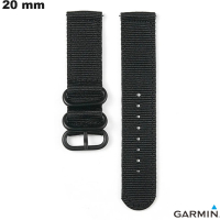 Bracciale in Nylon 20mm Nero per orologio Garmin: Spedizione Gratuita sopra 20€