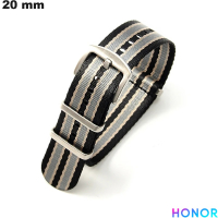 Bracelet Honor montre connectée Noir Nylon 20 mm pas cher