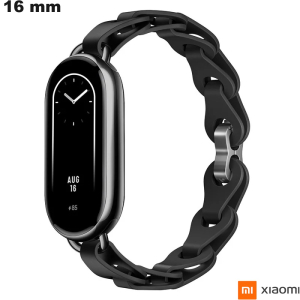 Pulsera silicona reloj negro verano 16 mm Xiaomi barato