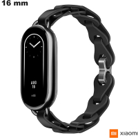 Bracciale in silicone nero estate 16 mm Xiaomi economico