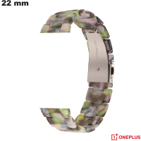 Bracciale per smartwatch 22mm OnePlus Verde Resina di qualità