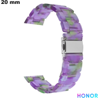Bracelet Honor Violet Résine 20 mm de montre # Port Gratuit