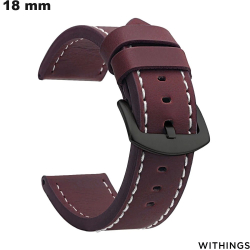 Bracelet Withings 18 mm montre Marron Simili cuir
