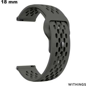 Bracciale Grigio per orologio in Silicone Withings 18mm: Spese di Spedizione 3,99€
