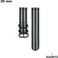 Armband Suunto Smartwatch Stoff Schwarz # Premium-Qualität