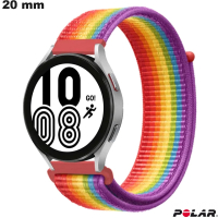 Braccialetto 20 mm Tessuto smartwatch Multicolore Polar economico