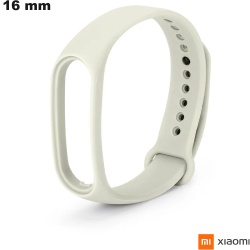 Bracelet montre connectée Xiaomi 16 mm Silicone Blanc