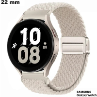 Acquistare Bracciale Samsung smartwatch 22mm intrecciato Bianco Nylon