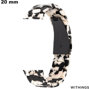Cheap 20 mm Black Resin Withings Smartwatch Bracelet