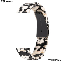 Bracciale orologio intelligente 20 mm Withings Resina Nera economico