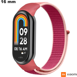 Braccialetto orologio intelligente Xiaomi Tessuto 16 mm Rosa economico