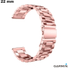 Koop Roze RVS Garmin horloge band 22 mm