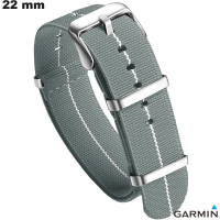 Bracciale Garmin 22 mm Tessuto Grigio orologio intelligente Nato economico