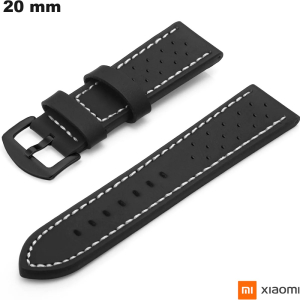 Pulsera Negra Xiaomi reloj inteligente Cuero Sintético de calidad