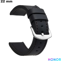 Vendita Bracciale 22 mm Honor Nero per orologio in PU universale