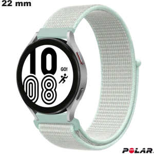 Bracciale Blu Polar 22 mm per orologio Tessuto | Consegna Veloce