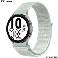 Bracciale Blu Polar 22 mm per orologio Tessuto | Consegna Veloce