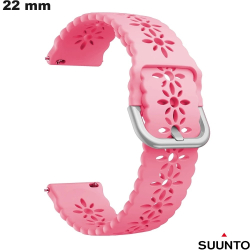 Bracelet Rose 22mm montre intelligente Suunto Caoutchouc