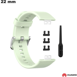 Bracelet Caoutchouc montre connectée Vert 22 mm Huawei