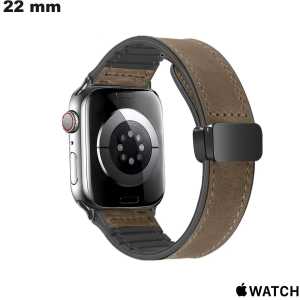 Bracelete retrô para Apple Watch 22 mm Marron de qualidade