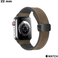 Bracciale rétro Apple Watch 22 mm Marrone di alta qualità