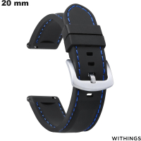 Bracciale per orologio Nero Gomma 20mm Withings economico