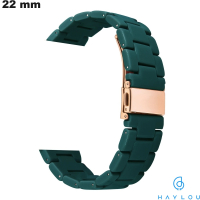 Bracciale 22 mm Haylou Résine orologio Verde (S8, RS3, ...) di qualità