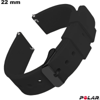 Bracciale in gomma nera anti-traspirante Polar di qualità