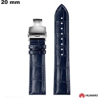 Bracciale Huawei 20mm Blu smartwatch Pelle vera chic di qualità