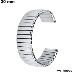 Pulsera de plata smartwatch 20mm Withings