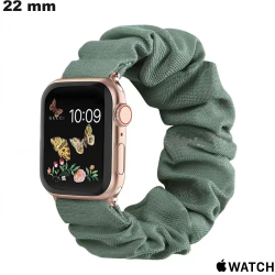 Bracelet Vert Apple Watch de montre connectée Tissu 22mm