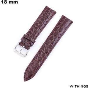 Koop Bruin Bracelet slimme horloge 18mm Leer Withings Koop Bruin Bracelet slimme horloge 18mm Leer Withings