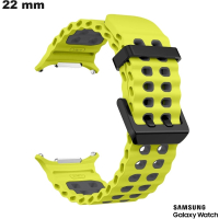 Bracciale Verde 22 mm orologio Caucciù Samsung Tennis di qualità