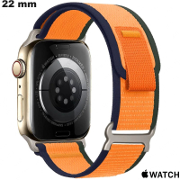 Bracciale Sport Snowboard 22 mm Nylon Apple Watch di qualità