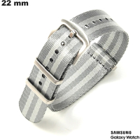 Bracciale Grigio 22mm Tessuto Samsung orologio: Spedizione in 24h