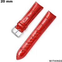 Bracciale Rosso Withings 20 mm Pelle vera - Spedizione Offerta da 20€