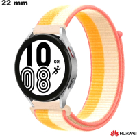 Acheter Bracelet montre connectée Nylon 22 mm Orange Huawei