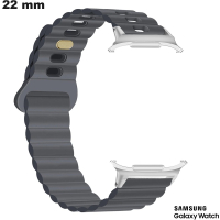 Armband Caoutchouc Samsung Grau 22 mm Basketball von hoher Qualität