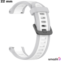 Bracelet 22mm Caoutchouc Gris Amazfit montre intelligente pas cher