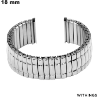 Bracelet 18 mm montre connectée Argenté Métal Withings de qualité