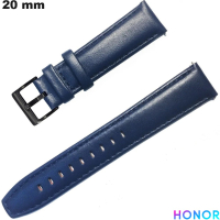 Bracelet Cuir véritable montre connectée Bleu Honor pas cher