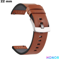 Bracelet 22mm Faux cuir Marron de montre Honor - Expédition 24h
